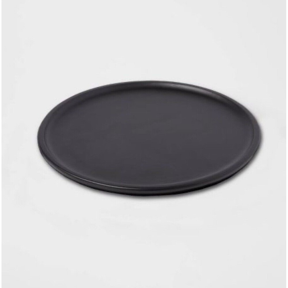 13" Acacia Modern Eastport Serving Platter - Black - Threshold - New